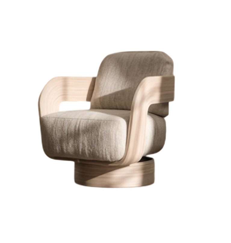 PYPER SWIVEL ARMCHAIR